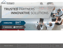 Tablet Screenshot of cloudstratagem.com.au